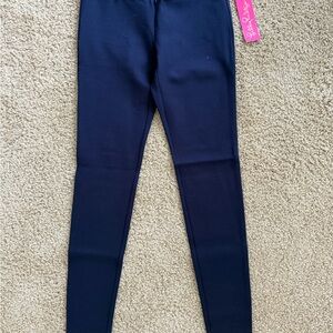 Lilly Pulitzer Blue Leggings Sleek Stretchy Design